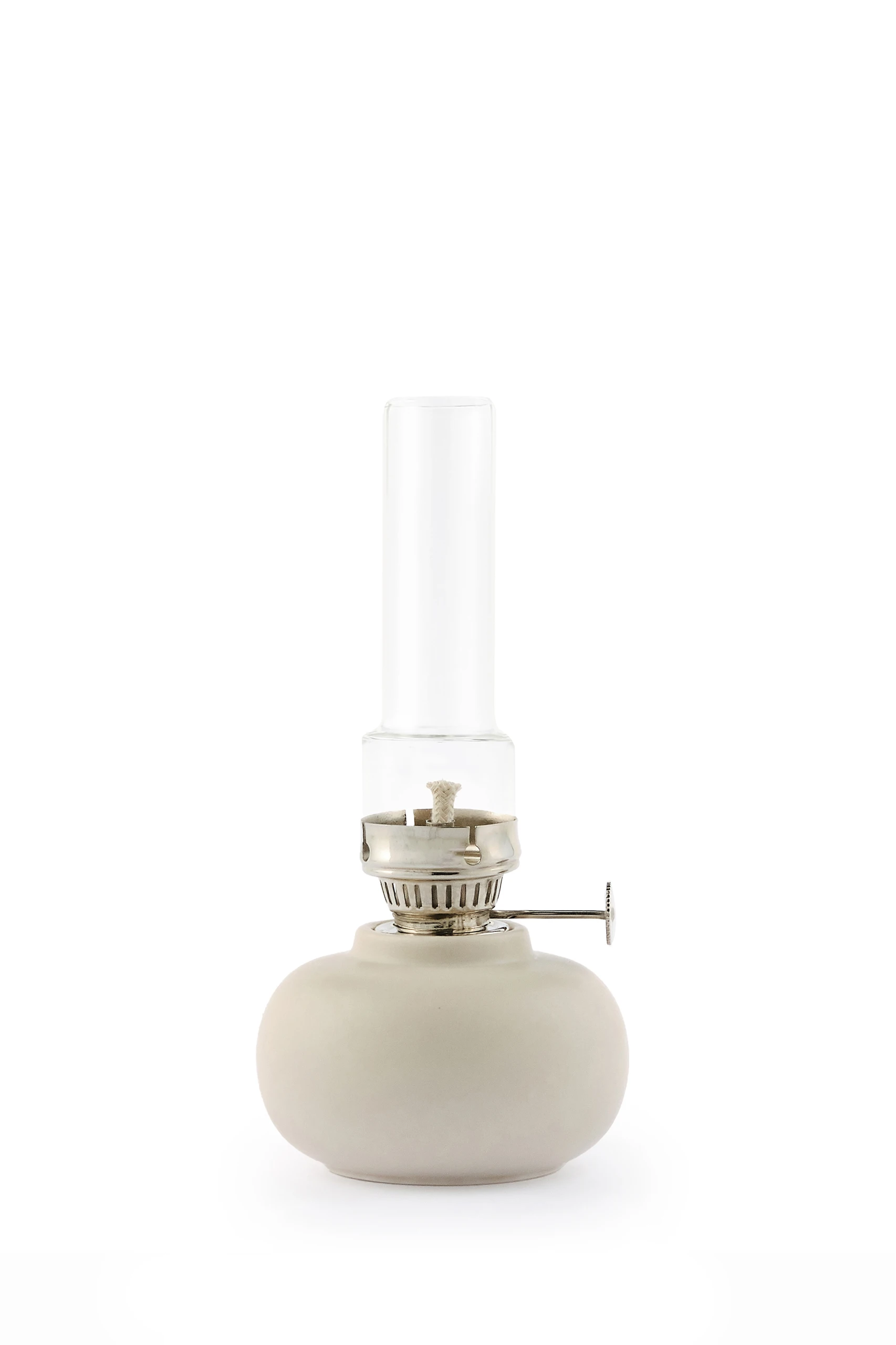 Oat Pebble Oil Lamp