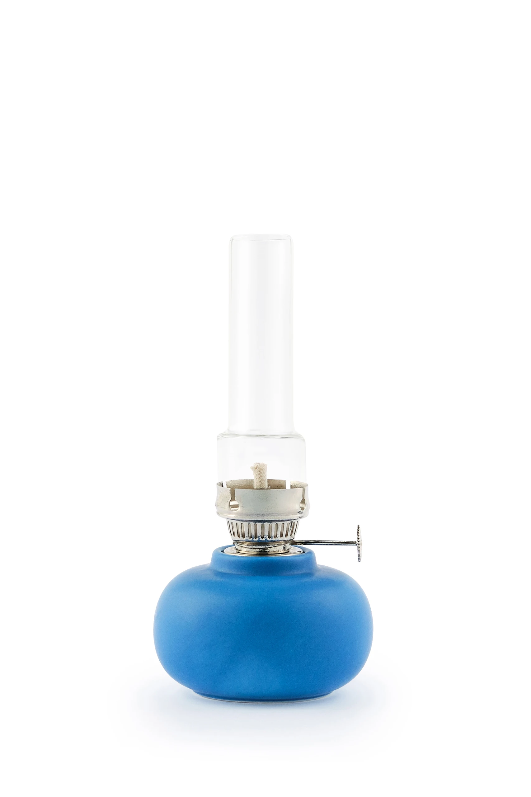 Azure Pebble Oil Lamp